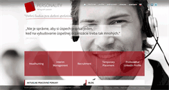 Desktop Screenshot of personalityhr.com